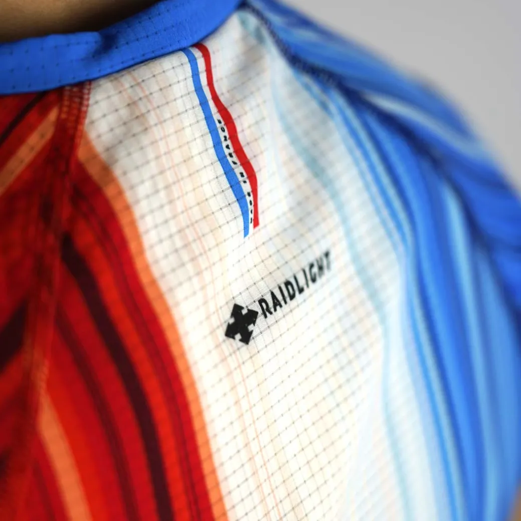 Femme Raidlight Maillots De Trail | ECODRY EDITION "WARNING STRIPES"