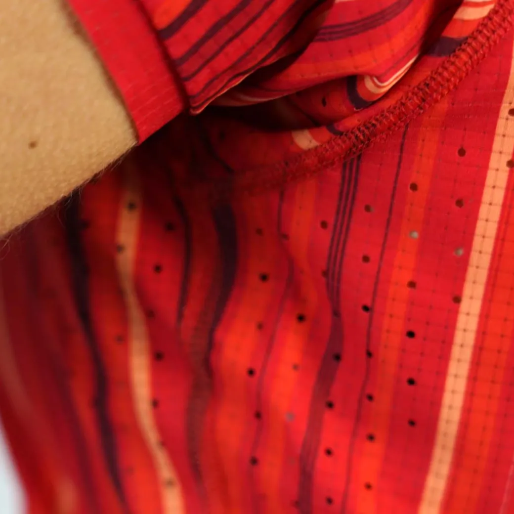 Femme Raidlight Maillots De Trail | ECODRY EDITION "WARNING STRIPES"